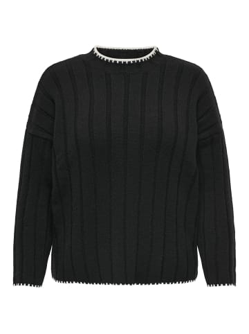 ONLY Carmakoma Strickpullover in Black