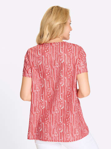 Sieh an! Tunika in grapefruit-ecru-bedruckt