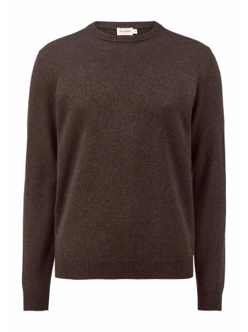 Hessnatur Pullover Regular in kaffeebraun