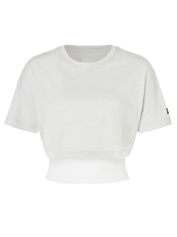 super.natural CROP TEE in Beige