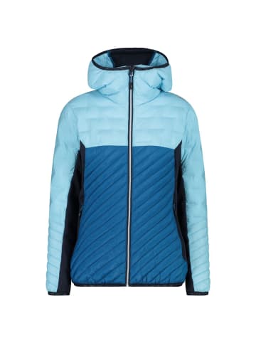 cmp Funktionsjacke WOMAN JACKET HYBRID FIX HOOD in Blau