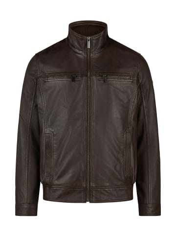 Bugatti Lederjacke BUMATTEO in dunkelbraun
