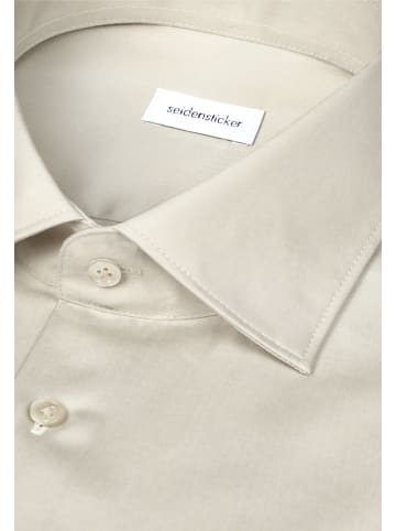 Seidensticker Business Hemd Shaped in Beige
