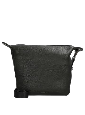 Mandarina Duck Mellow Leather - Schultertasche 28 cm (nero) in nero