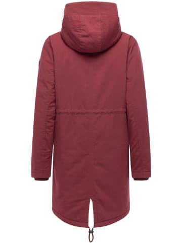 ragwear Wintermantel Coogle YOUMODO in Wine Red