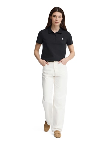 Polo Club Poloshirt RIGBY GO KHLOE POLO PIQUE in Schwarz