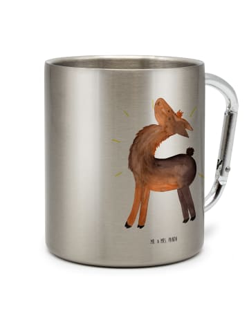 Mr. & Mrs. Panda Tasse Lama Stolz ohne Spruch in Silber