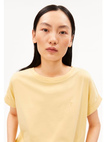 armedangels T-Shirt Idaara in zitrone