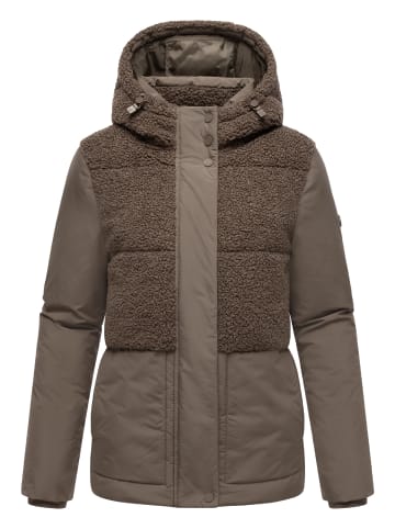 Marikoo Plüschjacke Sheeta 16 in Stone Brown