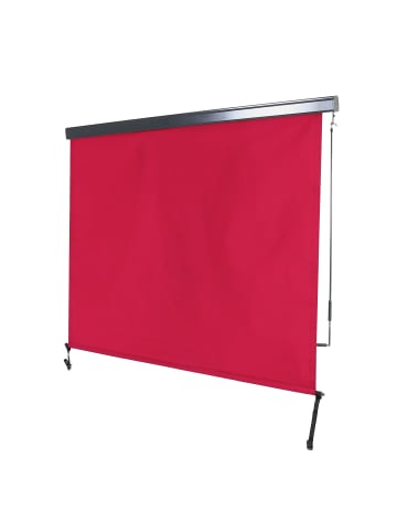 MCW Vertikalmarkise F42, 250x180cm, bordeaux-rot