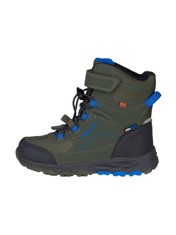 Trollkids Winterschuhe "Hafjell" in Efeugrün/Mittelblau/Schwarz