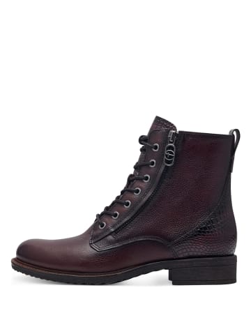 Tamaris Schnürstiefeletten in Rot