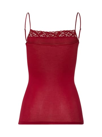 Hanro Spaghettitop Moments in red dahlia