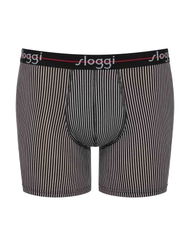 Sloggi Boxershort 2er Pack in Schwarz/Dunkelgrau