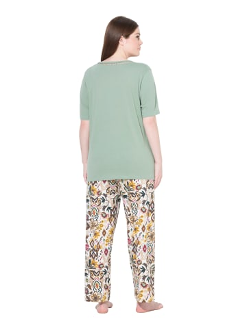 Ulla Popken Pyjama in salbei