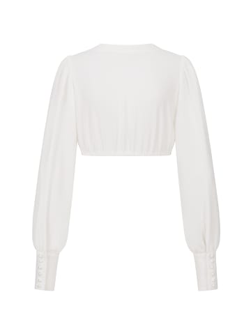 Nübler Dirndlbluse Charlotte Langarm in Creme