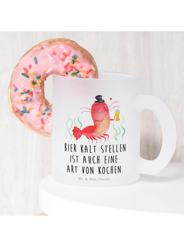 Mr. & Mrs. Panda Tasse Hummer Weizen mit Spruch in Transparent