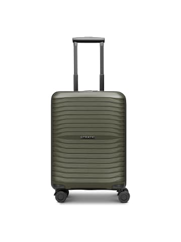 Shine 4 Rollen Kabinentrolley 55 cm dark olive