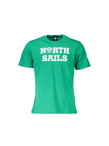 North Sails Grün Baumwolle Herren T-Shirt