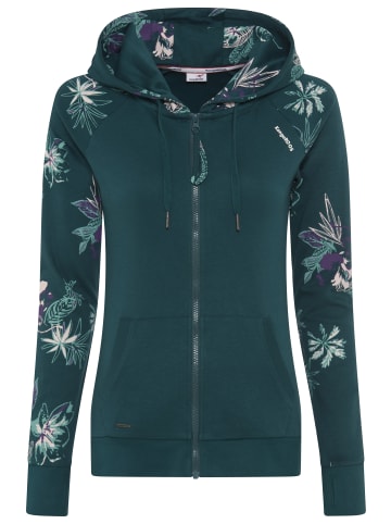 Kangaroos Kapuzensweatjacke in petrol