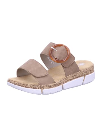 rieker Damen Pantoletten  in Beige