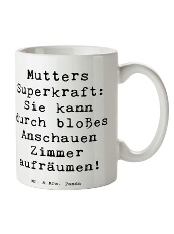 Mr. & Mrs. Panda Tasse Mutters Magie mit Spruch in Weiß