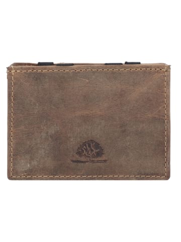 Greenburry Vintage Geldbörse Leder 7.5 cm brown