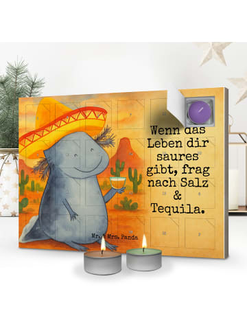 Mr. & Mrs. Panda adventskalender mit kerzen Axolotl Tequila Desi... in Weiß