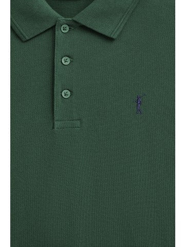 Polo Club Poloshirt MAN RIGBY GO POLO LS IO LONG SLEEVE REGULAR FIT in Flaschengrün
