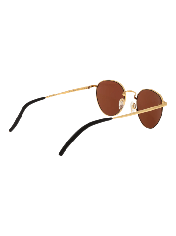 Serengeti Unisex Sonnenbrille Rund Gold