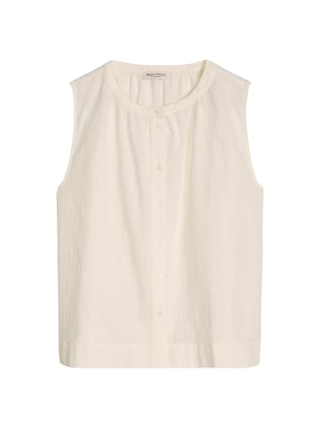 Marc O'Polo Ärmellose Bluse regular in White Cotton