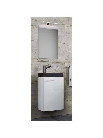 ebuy24 Badmöbelset SlitoBL weiß weiß 41 x 22 cm