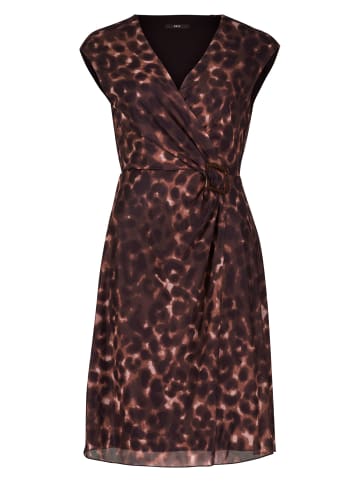 Zero  Meshkleid mit Leoprint in CamelBlack