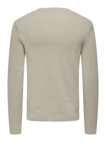Only&Sons Pullover in Silver Lining