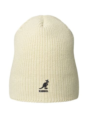 kangol Strickmütze in beige