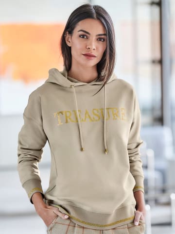 Heine Hoodie in sand-bedruckt
