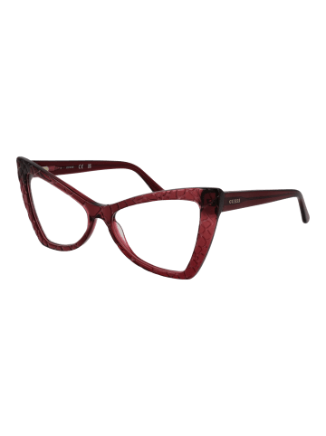 Guess Damen Optische Fassungen Katzenauge Burgunder