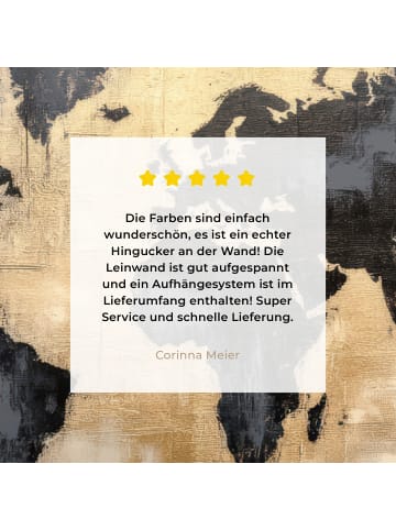 MuchoWow Leinwand Bilder Kupferfarben