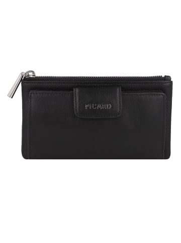PICARD Embrace 1 Geldbörse Leder 17 cm in schwarz