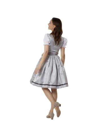 tectake hochwertiges & elegantes Trachtenkleid Lea Silber