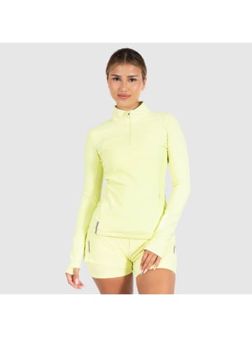 SMILODOX Trainingsjacke Half Zip Fastlane in Lime