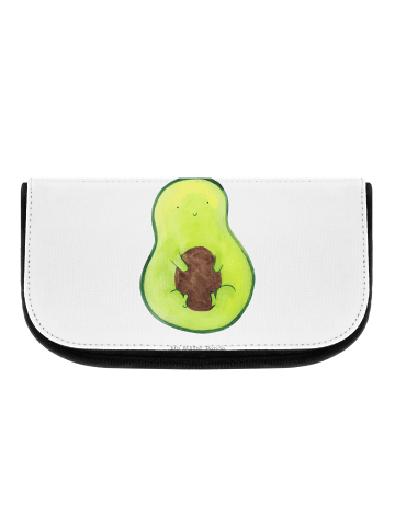 Mr. & Mrs. Panda Make-up Täschchen Avocado Kern ohne Spruch in Weiß