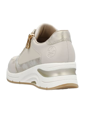 rieker Sneaker Wedges in Beige