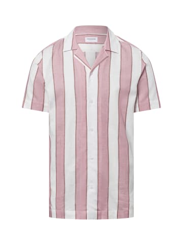 Lindbergh Freizeithemd in altrosa weiß - 0002