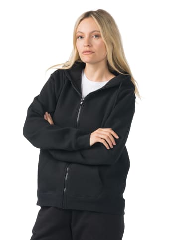 erima Damen Kapuzenjacke in schwarz
