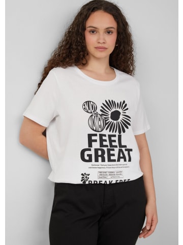 QS T-Shirt in 01D0_weiß