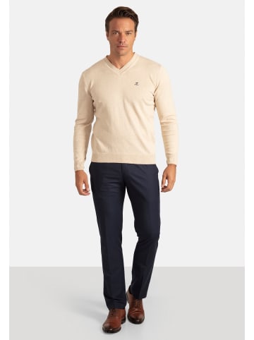 SIR RAYMOND TAILOR Strickpullover Los Angeles in Light Beige