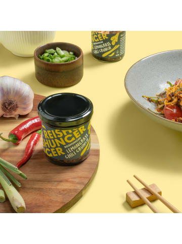 Reishunger 3er Vorteilsset Reishunger Lemongrass Chili Crunch (3x120g)