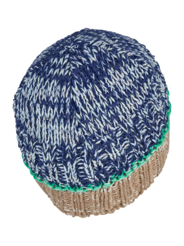 Sterntaler Strickmütze Farbmix in marineblau