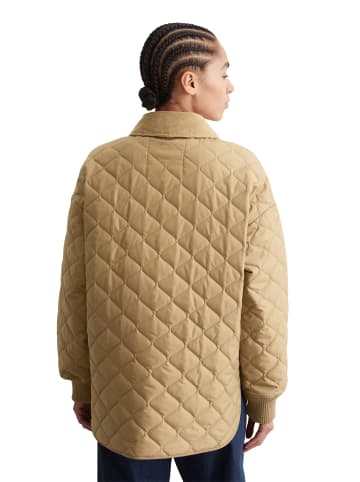 Marc O'Polo DENIM Steppjacke mit Cordkragen relaxed in Chestnut Chocolate